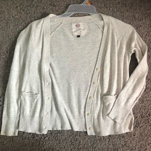 Tan button up cardigan